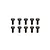 Axial 3x6mm Fine Thread Cap Head Screws 10Pcs AXA083