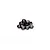 Axial 3mm Black Steel Thin Nyloc Nuts 10Pcs AXA1052