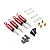 Yeah Racing Aluminium Internal Shocks Set - Red KYMX-012RD