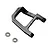 Yeah Racing Black Aluminium Rear Chassis Brace For Kyosho Kyosho Mini-Z 4x4 MX-01 KYMX-011