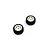 Kyosho Front Foam Tyres w/ White Rims 2Pcs EFTH001W