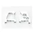 Kyosho Silver Aluminium Front Axle Mount 2Pcs EF207S