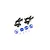 Kyosho Aluminium Rear Hub Carriers IF490