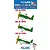 Fujimi 1/Egg Qstyle Chibimaru Ship Navalised Aircraft Set 2 (Q G-UP No19) Scaled Plastic Model Kit 114781