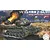 Box art for a Fujimi 1/76 scale Soviet T-34/85 medium tank model kit, featuring an illustration of a green tank in a battlefield setting.