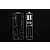Two plastic model kit sprues for a 1/32 scale truck accessory set by Fujimi, featuring grey and chrome-plated parts on a black background.