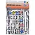Fujimi 1/24 scale model kit of Japanese road signs for mountain roads, featuring a plastic sprue with various sign faces and posts in original packaging.