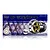 Fujimi 1/24 scale Racing Heart wheel and tyre set model kit box featuring a gold five-spoke wheel graphic on a blue background.