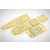 Fujimi 1/700 Wood Deck Seal for IJN Kaga Aircraft Carrier Triple Flight Deck Detail Up Set 114484