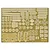 A brass photo-etched detail set for the Fujimi Chibimaru Ship Mogami model kit, featuring various railings, ladders, and structural parts on a single sheet.