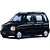 A studio shot of a black 1993 Suzuki Wagon R model car, showing the front three-quarter view against a white background.