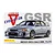 Fujimi 1/24 scale Mitsubishi Lancer Evolution V GSR model kit box art showing a silver sedan.