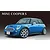 A studio render of a blue Mini Cooper S model car against a dark background with the text MINI COOPER S at the top.