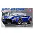 Product box art for a Fujimi Shelby Cobra 427 S/C plastic model kit featuring a blue Cobra with white racing stripes.
