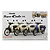 Fujimi 1/12 scale Honda Super Cub 110 plastic model kit box showing four different colored motorcycle models.
