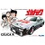 Box art for a Fujimi 1/24 scale Celica XX model kit featuring anime-style characters and a silver Toyota Celica XX with racing decals.