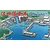 Fujimi 1/3000 Sasebo Naval Port Senery & (3000 NO.2) Scaled Plastic Model Kit w/ Akagi, Kaga, Myoko, Mogami-Class Light cruiser, Takao-Class Heavy Cruiser, and Shiratsuyu-Class 4 Ships 401300