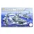 Product box art for Fujimi 1/3000 JMSDF Escort Flotilla 2 plastic model kit featuring a fleet of Japanese naval ships at sea.