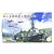 Fujimi 1/3000 scale JMSDF Escort Flotilla 4 plastic model kit box art featuring naval ships and aircraft.