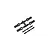 Kyosho Steering Rod Set 4x46mm 2Pcs IF332BK