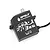 A black Yeah Racing micro servo with IP67 waterproof rating and 3KG torque label on a white background.