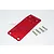 GPM Red Aluminium Front Skid Plate TXM331F-R