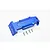 GPM Blue Aluminium Rear Skid Plate ER331R-B
