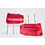 GPM Red Aluminium Centre Skid Plates 2Pcs TXM332-R