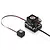 Hobbywing XR10 Stock Spec brushless ESC with cooling fan and external power switch on a white background.
