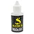 A bottle of Yeah Racing 350cst silicone shock oil with a white cap and black and yellow label against a white background.