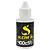 A bottle of Yeah Racing 400cst silicone shock oil with a white cap and black and yellow label.
