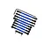 GPM Aluminium Complete Tie Rod Set - Blue ERV160-B-BEBK