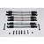 GPM Grey Aluminium Axial RR10 Bomber Front and Rear Linkages w/ Hardware RR014FR-GS-BEBK