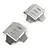 Yeah Racing 1/10 Enduro Element Stainless Steel Front/Rear Differential Protector 2Pcs EMED-001