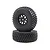 Losi 2.2/3.0" Alpine Front/Rear Off-Road Pre-Mounted Tyres on Black Rims 2Pcs LOS43025