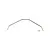 A silver metal Kyosho 3.0mm rear sway bar for RC cars, shown against a plain white background with a small label indicating its size.