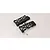 Kyosho battery cover set for Psycho Kruiser, including two black plastic covers and a small set of mounting screws on a white background.