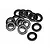 HPI 4x8x1.2mm Steel Washers 12Pcs Z823