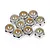 HPI 4mm Silver Aluminium Nyloc Nuts 10Pcs Z866