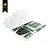 A clear, unpainted Hobby Plus Rushmore RC body shell with a matching decal sheet on a white background.