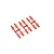 Kyosho Red Rod Ends (5.8mm) 12Pcs LA43R