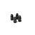 Four black metal pivot balls for RC cars arranged in a cluster on a white background.