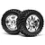 HPI 4.2" Savage Goliath Tyres on Chrome Tremor Rims - Glued Wheels 2Pcs 4728