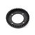 A black metal differential ring gear with 41 teeth for an RC car, shown from a top-down angle against a white background.