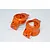 GPM Orange Aluminium Front Hub Carriers (C-Hubs) 2Pcs TXM019-OR