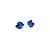 GPM Blue Aluminium Steering Hub Carriers (C-Hub) 2Pcs LM019-B