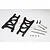 GPM Black Aluminium Rear Lower Suspension Arms 2Pcs w/ Hardware RUS056-BK