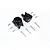 GPM Black Aluminium Rear Portal Drive Axle Mounts 2Pcs TRX4013C-BK