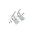 GPM Silver Aluminium Rear Wing Mounts 2Pcs MAI040RB-S