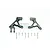 GPM Black Aluminium Front Shock Tower TRX4028A-BK